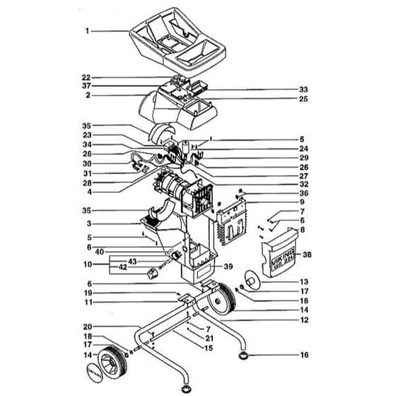Viking GE 22 L - Basic Unit - Parts Diagram