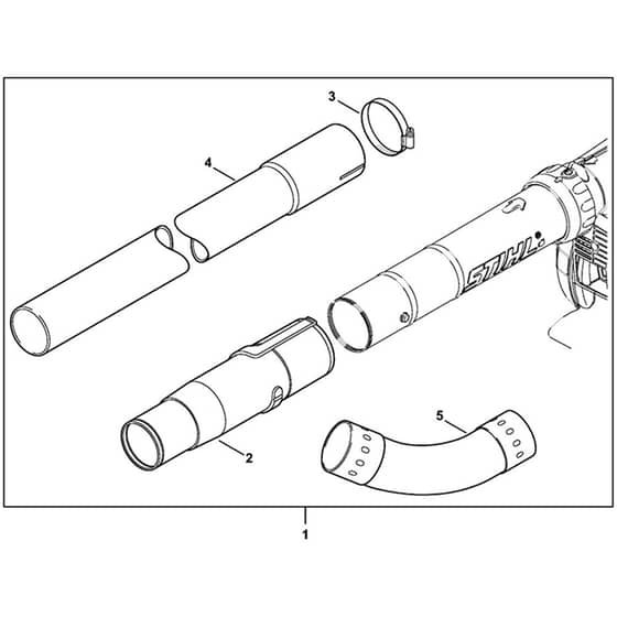 Genuine Stihl BG86 C-E - Gutter cleaning
