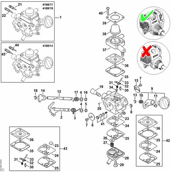 Genuine Stihl KM131 - Carburettor