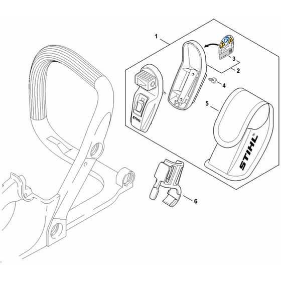 Genuine Stihl MS170 / Q - 2-in-1 laser