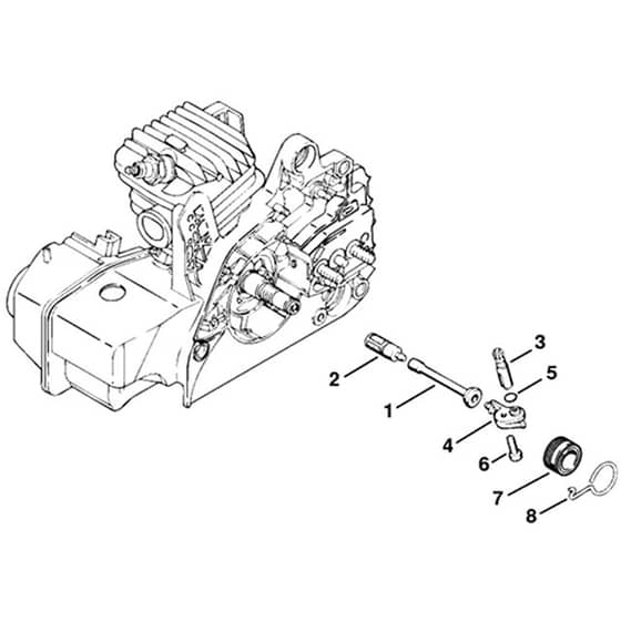 Genuine Stihl MS250 - Oil pump