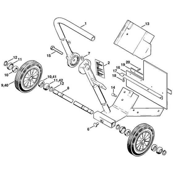 Genuine Stihl TS400 - Cutquik cart