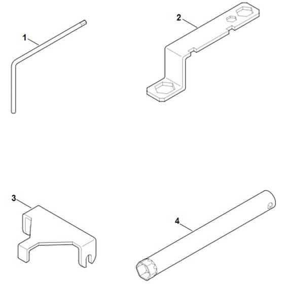 Stihl GH370.0 S - Tools - Parts Diagram