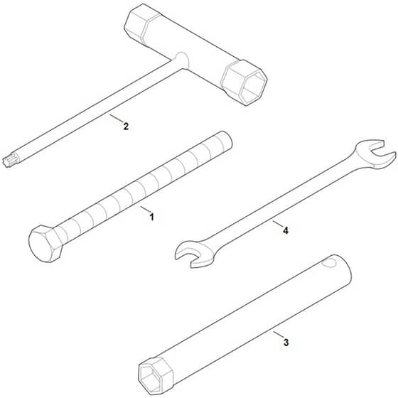 Stihl GH460.0 C - Tools - Parts Diagram