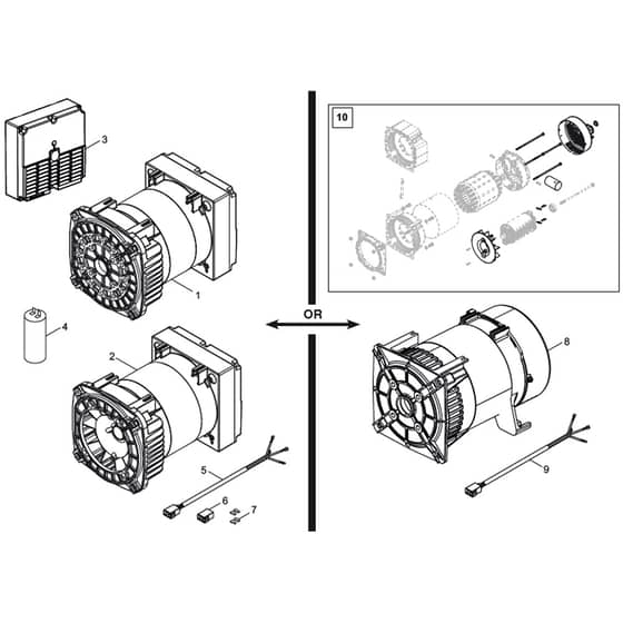 Belle GPX Range - Alternators