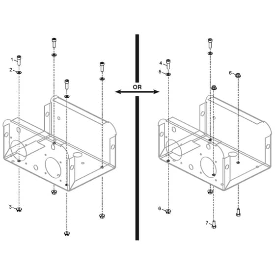 Belle GPX Range - Control Box Fasteners