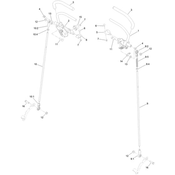 Toro GrandStand 122cm - 72542TE (400000000 - 411799999) Motion Control