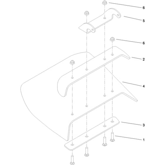 Toro GrandStand 91cm - 74534TE (312000001 - 312999999) Deflector No. 119-2347