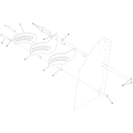 Toro GrandStand 91cm - 74534TE (413000000 - 417999999) Height-of-Cut Plate
