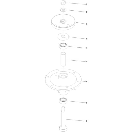 Toro GrandStand 91cm - 74540TE (400000000 - 405549999) Spindle No. 117-7638