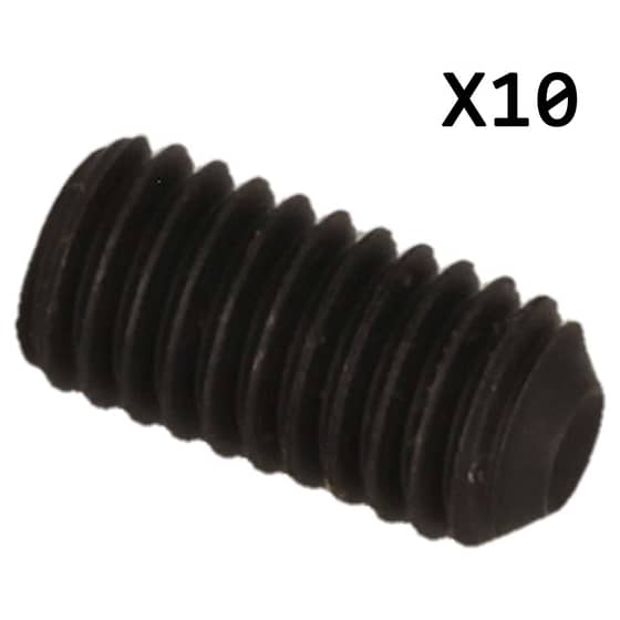 Socket Head Grub Screws, M5 x 10mm, Pack of 10
