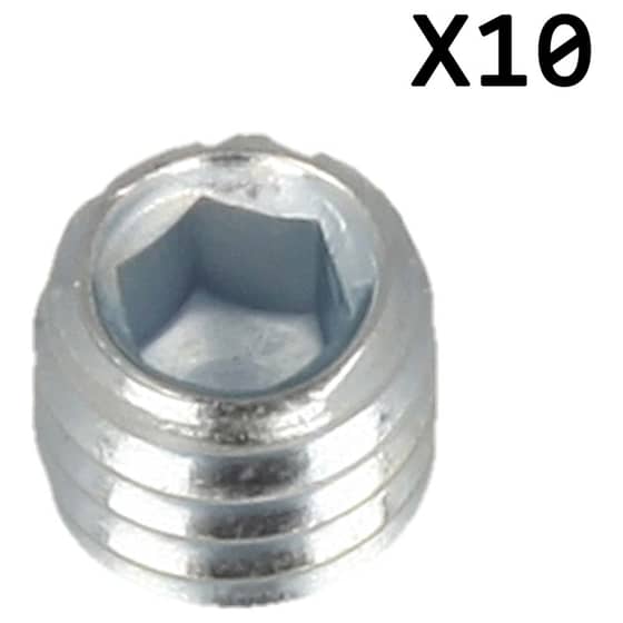 Socket Head Grub Screws, M5 x 16mm, Pack of 10