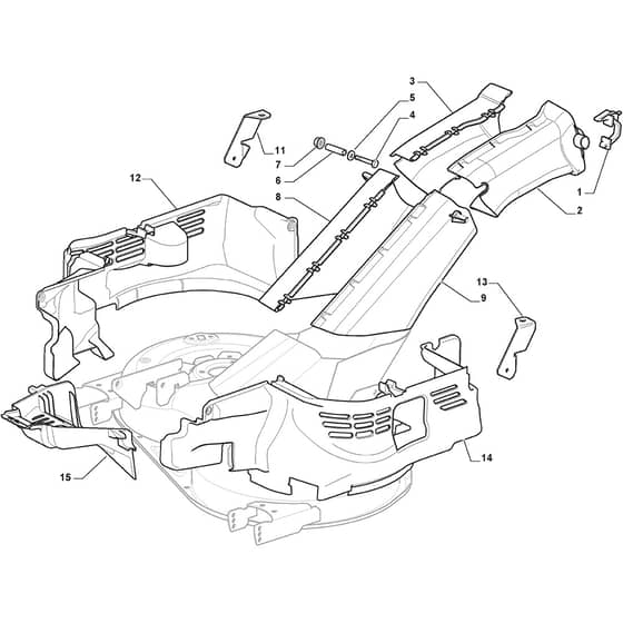 GT 30H - 2012-2020 - 2T2110247/AT2 - Atco Ride On Mower Guards Diagram