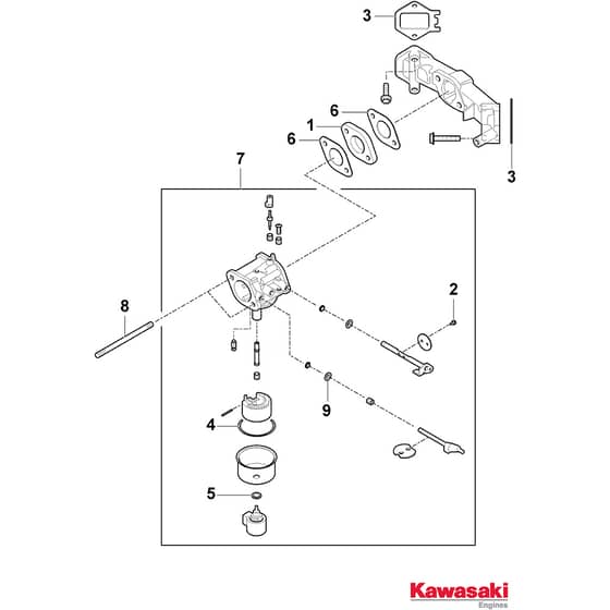 GT 38H Twin - 2019-2020 - 2T2610647/AT9 - Atco Ride On Mower Carburettor Diagram