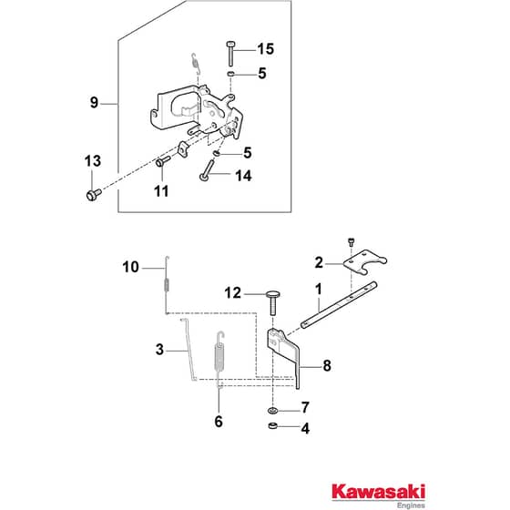 GTX 40H - 2021 - 2T0950647/AT1 - Atco Ride On Mower Controls Diagram
