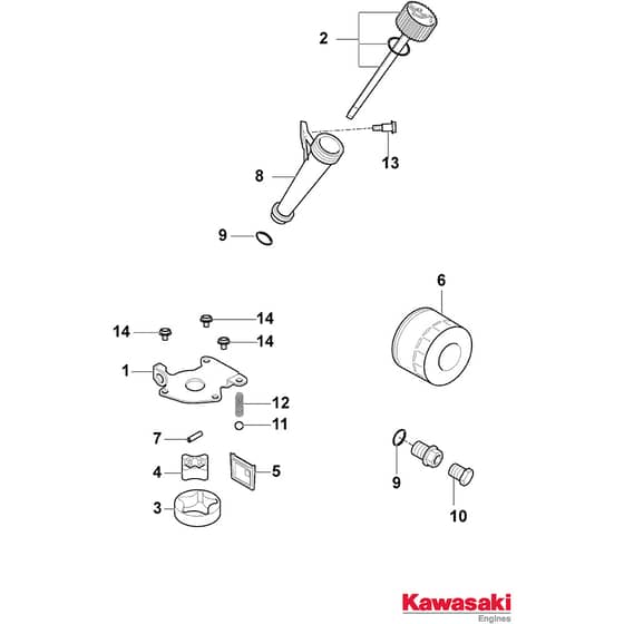 GTX 48HR - 2021 - 2T1925647/AT1 - Atco Ride On Mower Lubrication Diagram