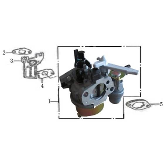 Cobra H210C - Engine HSD21200000 Carburetor Diagram