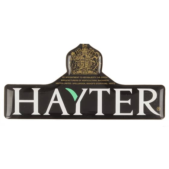 Genuine Hayter Logo Decal - 111-3644