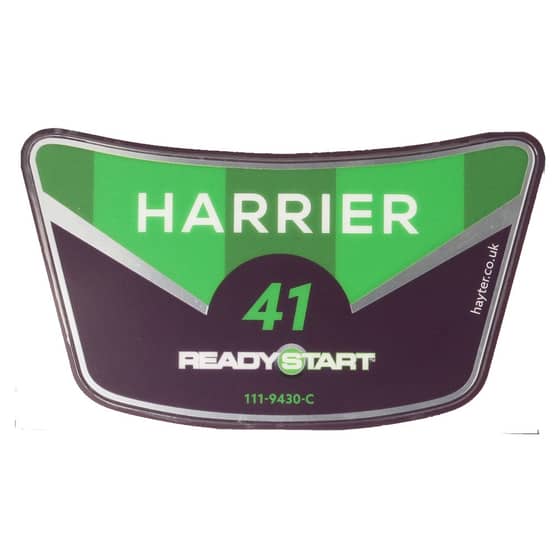 Genuine Hayter Harrier 41 AD Decal (375A) - 111-9430