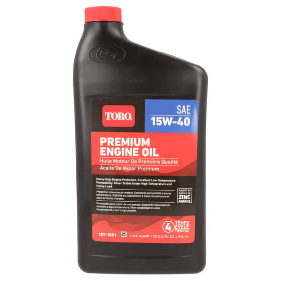 Genuine Toro 15W40 Engine Oil 32Oz. - 137-1051