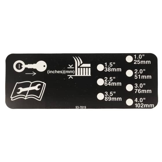 Genuine Toro Decal - 93-7819