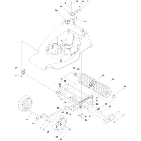 Hayter Harrier Harrier 41 - 374A (409000000 - 409108956) TRACTION, SUSPENSION, HOC