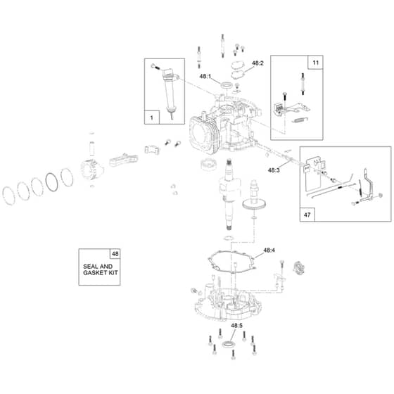 Hayter Harrier Harrier 56 - 574A (408000000 - 408999999) Dipstick, Brake and Governor Arm