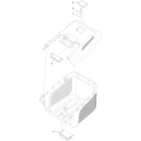 Hayter Hawk Hawk 43 - 545A (323000001 - 323999999) Grass Box