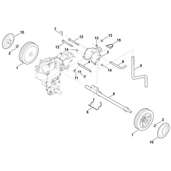 Viking HB445.1 R - Chassis - Parts Diagram