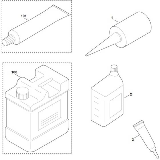 Viking HB585.0 - Sealant, Lubricant - Parts Diagram