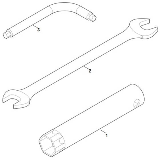 Viking HB585.0 - Tools - Parts Diagram
