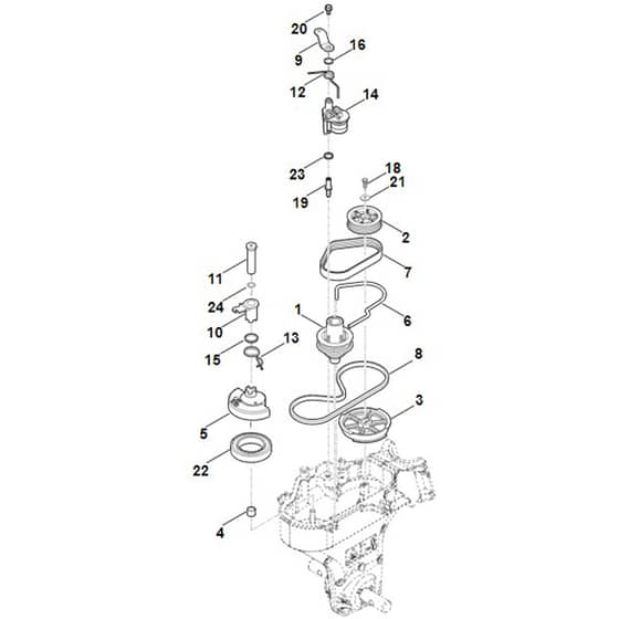 Viking HB585.1 - Drive - Parts Diagram