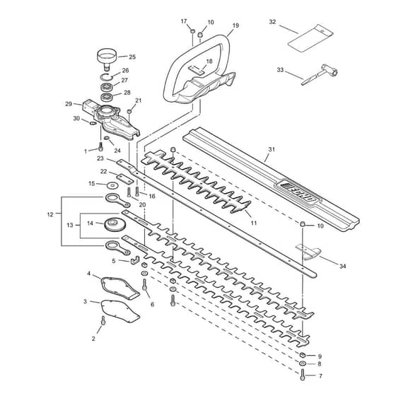 Gear Case, Cutter