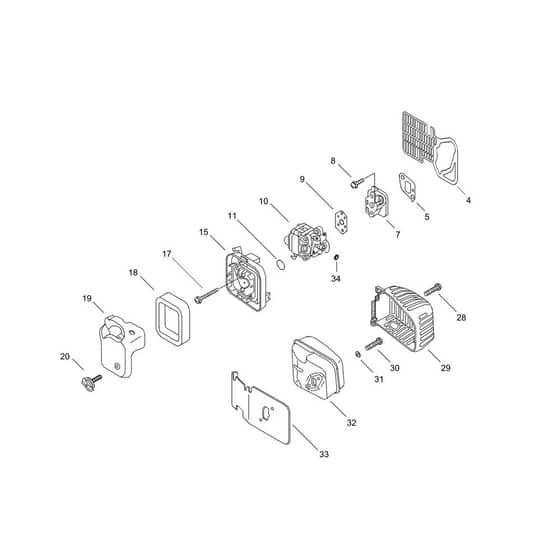 Air Cleaner, Muffler