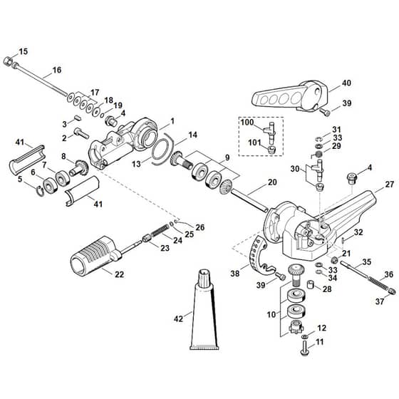Viking HEL700 - Gear Head Hg 945 - Parts Diagram