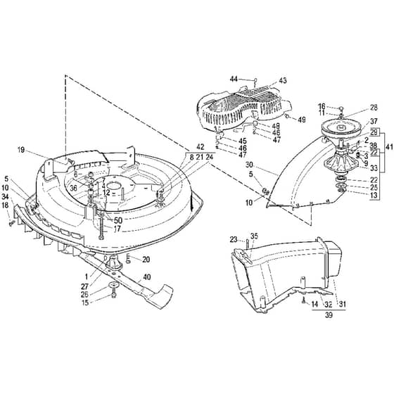 Honda HF1211K2-HE (1000001-109999) -  Cutting Plate (2) Diagram