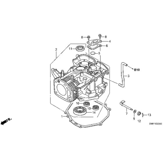 Honda HF1211K2-SE (8300001-8699999) -  Cylinder Barrel Diagram