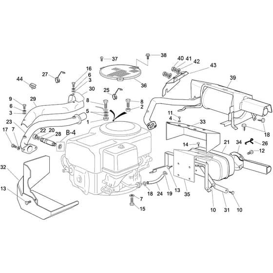 Honda HF1211K3-HE -  Engines (GXV340 DCA1) Diagram