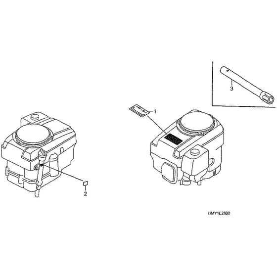 Honda HF1211K3-HE -  Label, Tool Diagram