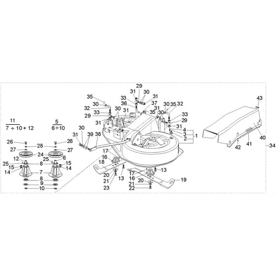 Honda HF2113-SE -  Cutting Plate (2) Diagram