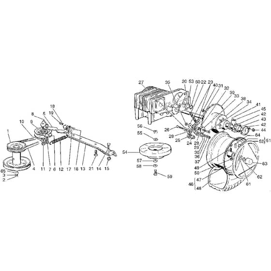 Honda HF2213K2-H (8000001-8999999) -  Gearbox Diagram