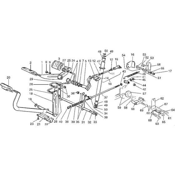 Honda HF2218K1-HL -  Drive and Brake Control Unit Diagram