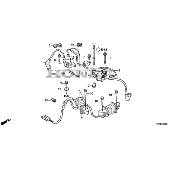 Honda HF2315K2-SBE -  Ignition Coil Diagram