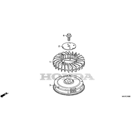 Honda HF2315K3-SBE -  Flywheel Diagram