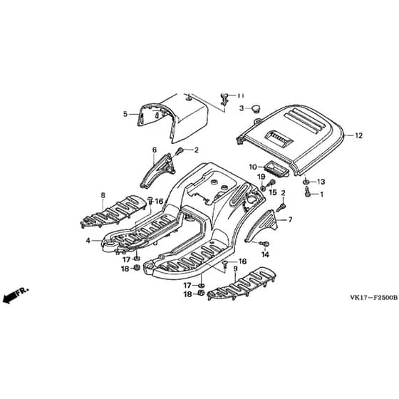 Honda HF2620-HME -  Platform Diagram