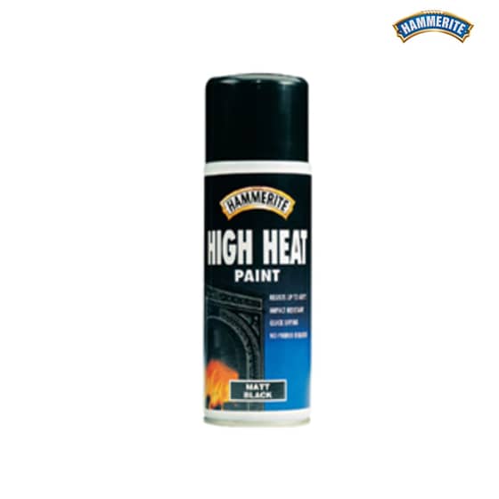 Hammerite High Heat Paint Aerosol Black 400ml - 5092866