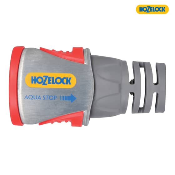 Hozelock 2035 Pro Metal Aqua Stop Hose Connector 12.5 - 15mm (1/2 - 5/8in) - 2035P0000
