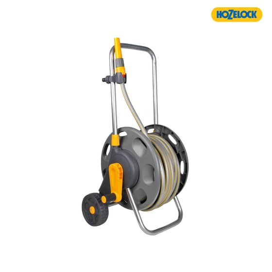 Hozelock 2434 60m Assembled Hose Cart & 30 Metres of 12.5mm Hose - 2434P0000