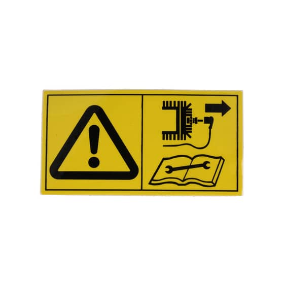 Genuine Honda Warning Decal - 87509-VA9-B50
