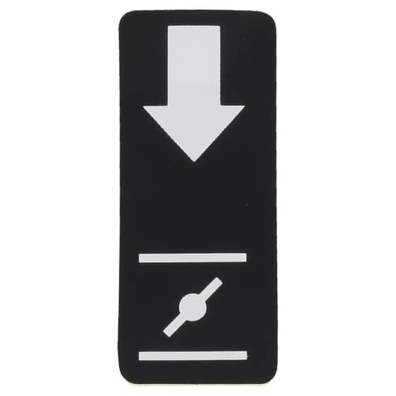 Genuine Honda Choke Indicator Decal - 87528-Z0D-000
